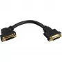 InLine DVI-I Adapter Cable 24+5 DVI female / female with flange 0.2m