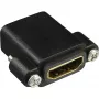 InLine HDMI Adapter Type A female / A female gold plated with flange, 4K2K