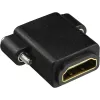 InLine HDMI Adapter Type A female / A female gold plated with flange, 4K2K