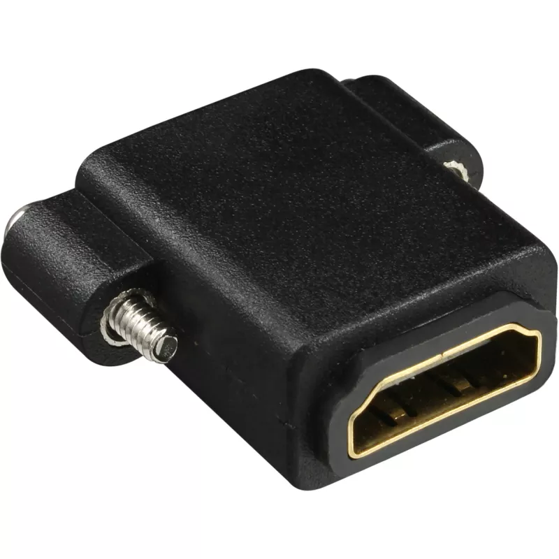 InLine HDMI Adapter Type A female / A female gold plated with flange, 4K2K