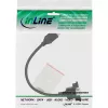 USB 2.0 Adapter Cable Type A female / Chassis Connector Type B InLine 33441F 0.2m