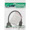 InLine USB 3.0 Adapter Cable Type A female / Chassis Connector Type A, 0.20m