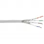 InLine Patch Cable S/FTP PiMF Cat.6A halogen free 500MHz white 100m