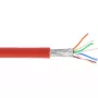 InLine Patch Cable S/FTP PiMF Cat.6A halogen free 500MHz red 100m