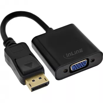 InLine Basic DisplayPort Adapter Cable, DP male / VGA female black 0.15m