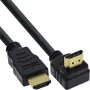 InLine High Speed HDMI Cable with Ethernet, angled, 10m