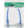 InLine Patch Cable S/FTP PiMF Cat.6A halogen free 500MHz blue 0.25m