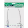 InLine Patch Cable S/FTP PiMF Cat.6A halogen free 500MHz white 0.3m