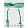 InLine Patch Cable S/FTP PiMF Cat.6A halogen free 500MHz green 0.3m