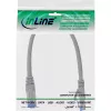 InLine Patch Cable S/FTP PiMF Cat.6A halogen free 500MHz grey 0.3m