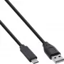 USB 2.0 Cable InLine 35736 USB-C male / USB-A male black 0.5m