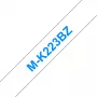 Labeling Tape M Brother MK223BZ Blue on White 9mm