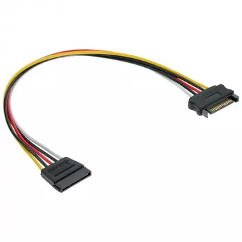 SATA Power Supply Extension Cable male/female 1m InLine 29651C