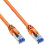 InLine Patch Cable S/FTP PiMF Cat.6A halogen free 500MHz orange 20m
