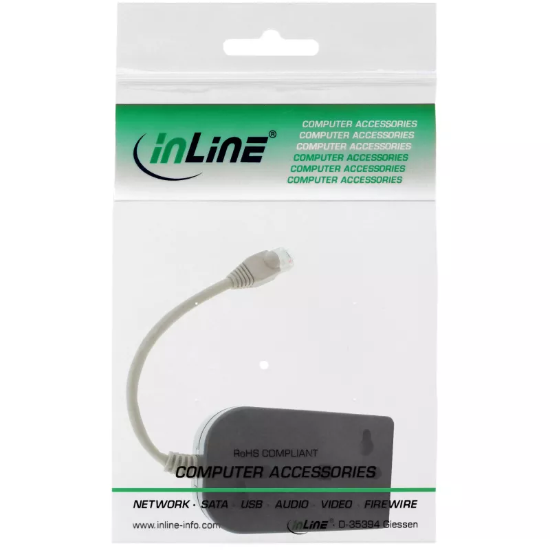 InLine ISDN Splitter 1 -> 8, 0.15m, with resistors