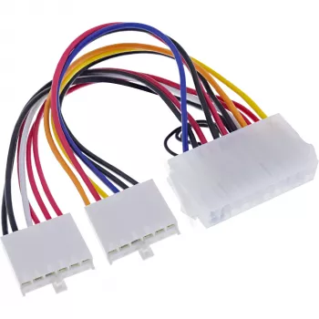 InLine ATX Power Adapter Cable / Classic P8/P9 AT Mainboard Connector 0.20m