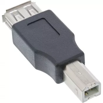 USB 2.0 Adapter Type A female / Type B male InLine 33442