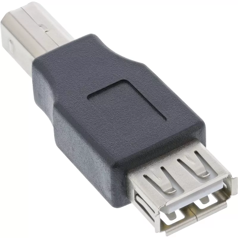 USB 2.0 Adapter Type A female / Type B male InLine 33442
