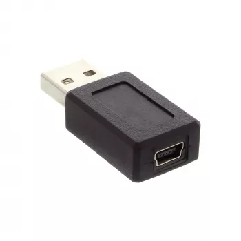 USB 2.0 Adapter A male / mini 5 Pin female InLine 33500A
