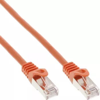 InLine Patch Cable SF/UTP Cat.5e orange 0.25m