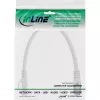 InLine Patch Cable SF/UTP Cat.5e white 0.25m