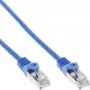 InLine Patch Cable F/UTP Cat.5e blue 0.3m