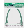InLine Patch Cable F/UTP Cat.5e green 0.3m