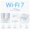Mesh system TP-Link Deco BE65 Tri-band 2.4 GHz 5 GHz 6 GHz Wi-Fi 7