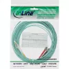 InLine Fiber Optical Duplex Cable LC/ST 50/125µm OM3 15m