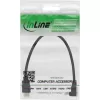 InLine High Speed HDMI Cable with Ethernet, angled, 0.3m