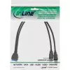 InLine USB 3.0 Premium Adapter Cable 2x USB A male / mainboard header, 0.40m