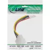 InLine Power Adapter internal 5.25 inch 4pin Molex female / 3.5 inch Floppy male 0.06m