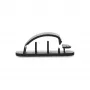 InLine 10 pcs. Bag Cable Manager with adhesive Tape 2.8cm black