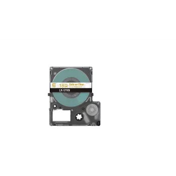 Label Tape Epson LK-5TKN Gold Transparent 1.8 cm Thermal Inkjet