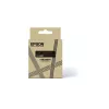 Label Tape Epson LK-6BKP Black Gold 2.4cm Thermal Transfer