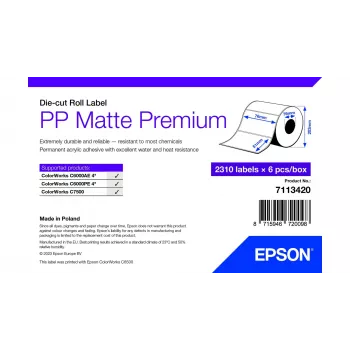 Epson 7113420 printer label White Self-adhesive printer label