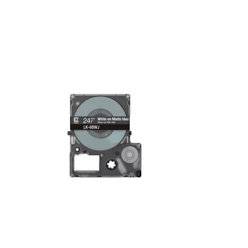 Label tape Epson LK-6BWJ Black White Thermal transfer 2.4 cm