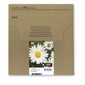 Cartridge Epson T1806 Easy Mail Packaging Black Yellow Cyan Magenta