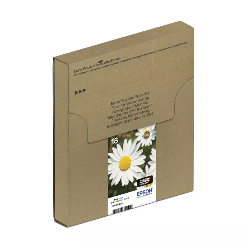 Cartridge Epson T1806 Easy Mail Packaging Black Yellow Cyan Magenta