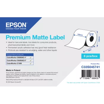 Epson C33S045741 printer label Self-adhesive printer label