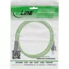 InLine Industrial network cable, M12 8-pin X-coded to RJ45 plug, Cat.6A PUR 5m