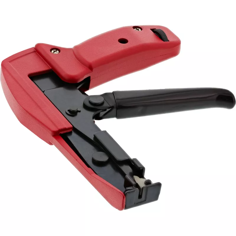 Cable tie tool with cutter InLine for 2.2–4.8 mm ties, hand-operated tensioner