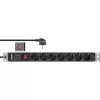 InLine 16411S surge protector Black 7 AC outlet(s) 2 m
