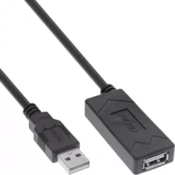 InLine USB 2.0 active extension, USB-A male/female, 7.5m