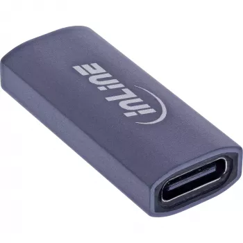 USB-C Gender Changer InLine 35900E Grey Connector 1 USB-C Connector 2 USB-C