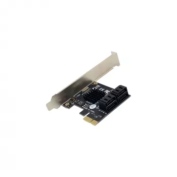 InLine SATA 6Gb/s Controller with 4 SATA Ports PCI-Express 2.0