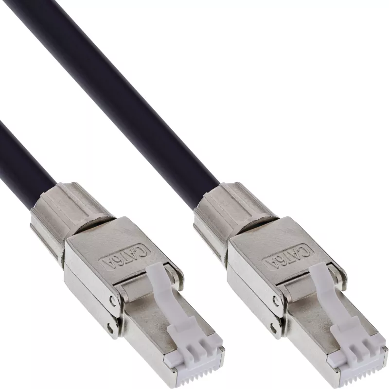 InLine Network cable reel IP67 Outdoor PUR, Cat.6A S/FTP, 50m
