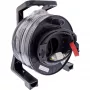 Network cable reel InLine Harting Cat.6A RJ-45 50m Black