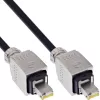 Network cable reel InLine Harting Cat.6A RJ-45 50m Black