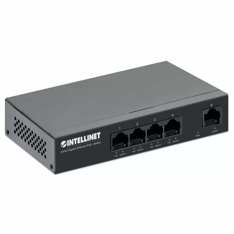 Intellinet 561792 network switch Gigabit Ethernet (10/100/1000) Power over Ethernet (PoE) Black